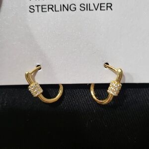 NWT Sugarfix by Baublebar 14k Gold Plated Sterling Silver Earrings 14